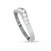 Thumbnail Image 1 of Previously Owned - 3/8 CT. T.W. Diamond Contour Band in 14K White Gold