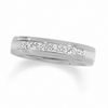 Thumbnail Image 0 of Previously Owned - Men's 1/4 CT. T.W. Channel Set Diamond Wedding Band in 14K White Gold