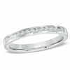 Thumbnail Image 1 of Previously Owned - 1/4 CT. T.W. Princess-Cut Diamond Wedding Band in 14K White Gold