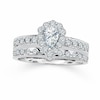 Thumbnail Image 1 of Previously Owned - 1-1/4 CT. T.W. Pear-Shaped Diamond Bridal Set in 14K White Gold