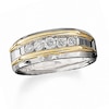 Thumbnail Image 1 of Previously Owned - 1/2 CT. T.W. Diamond Five Stone Band in 10K Two-Tone Gold