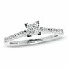 Thumbnail Image 0 of Previously Owned - 1/2 CT. T.W. Certified Colorless Princess-Cut Diamond Solitaire Engagement Ring in 18K White Gold