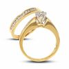 Thumbnail Image 2 of Previously Owned - 1 CT. T.W. Diamond Flower Bridal Set in 10K Gold