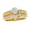 Previously Owned - 1/2 CT. T.W. Composite Diamond Bridal Set in 14K Gold
