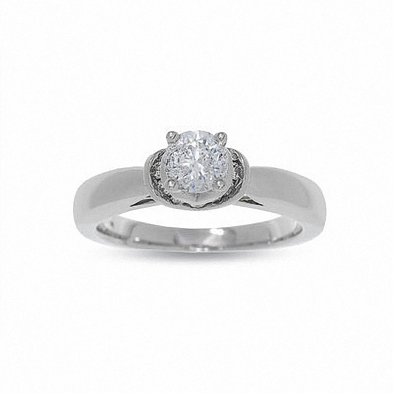 Previously Owned - 3/4 CT. T.W. Diamond Solitaire Engagement Ring in 14K White Gold