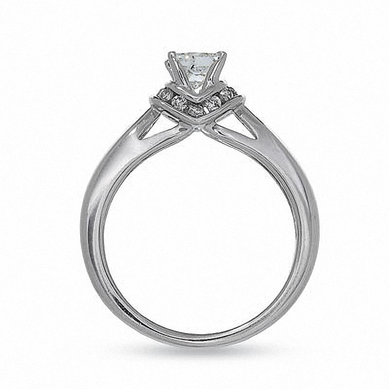 Previously Owned - 3/4 CT. T.W. Diamond Solitaire Engagement Ring in 14K White Gold