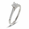 Previously Owned - 1/2 CT. T.W. Colourless Princess-Cut Diamond Solitaire Engagement Ring in 18K White Gold