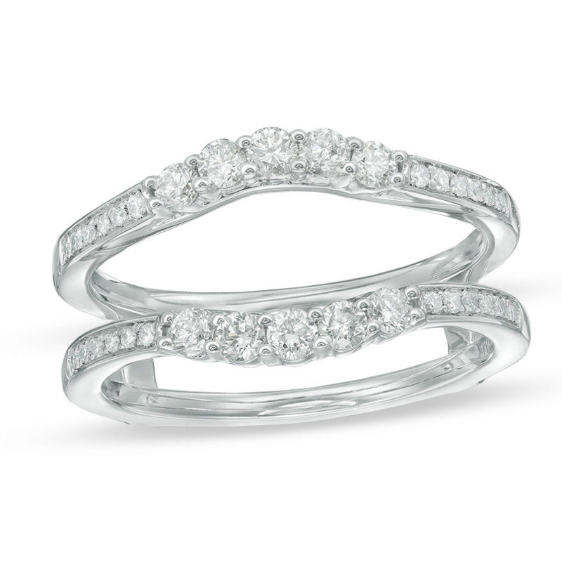 Main Image 1 of Previously Owned - 1/2 CT. T.W.  Diamond Solitaire Enhancer in 14K White Gold (I/SI2)