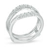 Thumbnail Image 1 of Previously Owned - 1/2 CT. T.W. Certified Diamond Solitaire Enhancer in 14K White Gold (I/SI2)