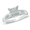 Thumbnail Image 0 of Previously Owned - 1 CT. T.W. Princess-Cut Diamond Engagement Ring in 14K White Gold