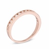 Thumbnail Image 1 of Previously Owned - 1/4 CT. T.W. Diamond Anniversary Band in 10K Rose Gold