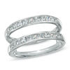 Thumbnail Image 0 of Previously Owned - 1 CT. T.W. Princess-Cut Diamond Solitaire Enhancer in 14K White Gold