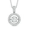 Thumbnail Image 1 of Previously Owned - 1 CT. T.W. Diamond Frame Pendant in 14K White Gold
