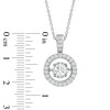 Thumbnail Image 2 of Previously Owned - 1 CT. T.W. Diamond Frame Pendant in 14K White Gold