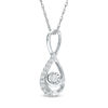 Thumbnail Image 0 of Previously Owned - Diamond Accent Infinity Pendant in 10K White Gold
