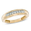 Thumbnail Image 0 of Previously Owned - Men's 1/4 CT. T.W. Diamond Comfort Fit Band in 10K Gold