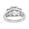 Thumbnail Image 3 of Previously Owned - 1-1/2 CT. T.W. Emerald-Cut Diamond Past Present Future® Ring in 14K White Gold
