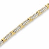 Thumbnail Image 1 of Previously Owned - 1 CT. T.W. Diamond Fashion "X" Bracelet in 10K Gold