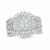 Thumbnail Image 0 of Previously Owned - 2 CT. T.W. Composite Diamond Layered Frame Ring in 10K White Gold