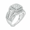 Thumbnail Image 1 of Previously Owned - 2 CT. T.W. Composite Diamond Layered Frame Ring in 10K White Gold