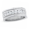 Thumbnail Image 0 of Previously Owned - Men's 1 CT. T.W. Diamond Milgrain Band in 14K White Gold