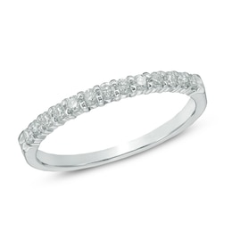 Previously Owned - 1/4 CT. T.W. Diamond Band in 14K White Gold (I/SI2)