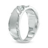 Thumbnail Image 1 of Previously Owned - Men's 3/8 CT. T.W. Diamond Slant Ring in 10K White Gold