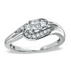 Thumbnail Image 0 of Previously Owned - Cherished Promise Collection™ 1/4 CT. T.W. Quad Princess-Cut Diamond Promise Ring in 10K White Gold