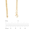 Thumbnail Image 2 of Previously Owned - Herringbone Chain Necklace in 14K Gold - 18"