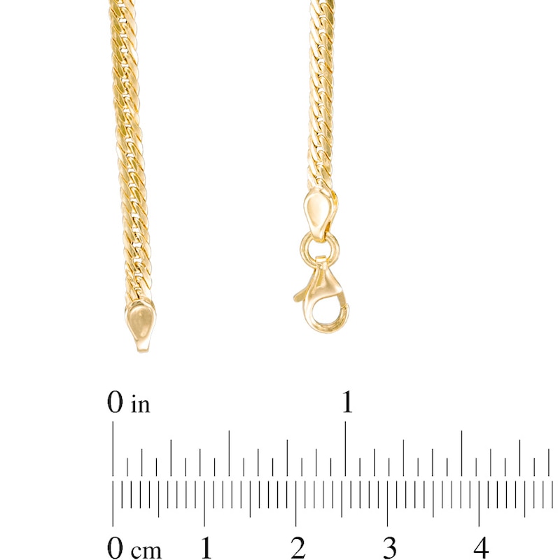 Main Image 2 of Previously Owned - Herringbone Chain Necklace in 14K Gold - 18"