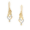 Previously Owned - 1/5 CT. T.W. Diamond Twisted Vine Drop Earring in 10K Gold