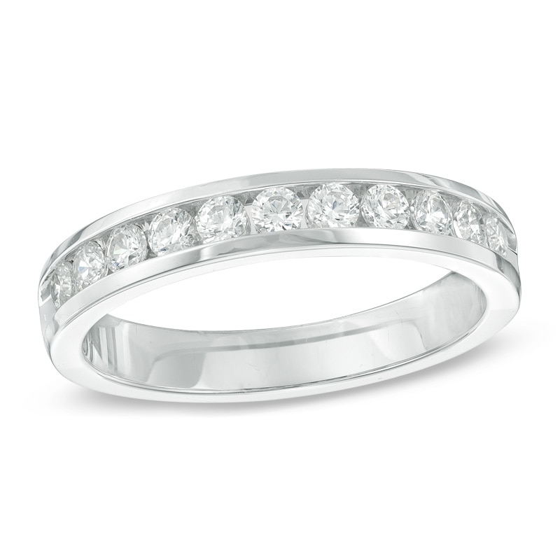 Main Image 1 of Previously Owned 1/4 CT. T.W. Diamond Band in 14K White Gold