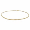 Thumbnail Image 1 of Previously Owned - 14K Gold 2.0mm Rope Anklet - 9.5