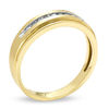 Thumbnail Image 1 of Previously Owned - Men's 1/10 CT. T.W. Diamond Wedding Band in 10K Gold