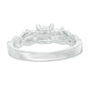 Thumbnail Image 3 of Previously Owned - 1 CT. T.W. Princess-Cut Diamond Past Present Future® Twist Ring in 14K White Gold (I/I1)