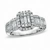 Thumbnail Image 0 of Previously Owned - 1 CT. T.W. Multi Baguette Diamond Frame Ring in 14K White Gold