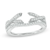 Thumbnail Image 1 of Previously Owned - 1/3 CT. T.W. Diamond Twist Solitaire Enhancer in 10K White Gold