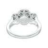 Thumbnail Image 3 of Previously Owned - 3/4 CT. T.W. Diamond Oval Frame Past Present Future® Ring in 14K White Gold