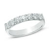 Thumbnail Image 0 of Previously Owned - 3/4 CT. T.W. Certified Diamond Seven Stone Anniversary Band in 14K White Gold (I/SI2)