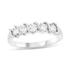 Thumbnail Image 1 of Previously Owned - 3/4 CT. T.W. Diamond Five Stone Anniversary Band in 14K White Gold