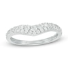 Thumbnail Image 0 of Previously Owned - 1/2 CT. T.W. Diamond Double Row Contour Band in 14K White Gold