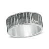 Thumbnail Image 0 of Previously Owned - Men's 9.0mm Comfort-Fit Elk Mountain Tree Scene Wedding Band in Titanium