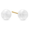 Thumbnail Image 0 of Previously Owned - 5.0 - 5.5mm Cultured Freshwater Pearl Stud Earrings in 14K Gold