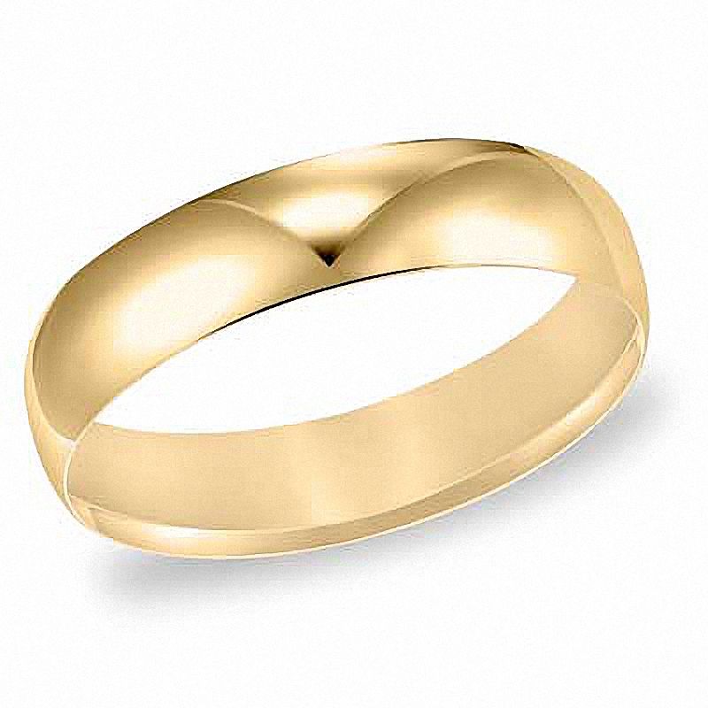 Main Image 1 of Previously Owned - 5.0mm Comfort Fit Wedding Band in 14K Gold