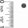 Thumbnail Image 2 of Previously Owned - 1 CT. T.W. Black Diamond Stud Earrings in 10K White Gold