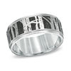 Thumbnail Image 1 of Previously Owned - 9.0mm Aspen Tree Comfort Fit Cobalt Wedding Band