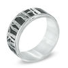 Thumbnail Image 2 of Previously Owned - 9.0mm Aspen Tree Comfort Fit Cobalt Wedding Band