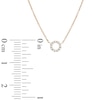 Thumbnail Image 2 of Previously Owned - Diamond Accent Dainty Circle Necklace in 10K Gold
