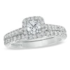 Thumbnail Image 1 of Previously Owned - Vera Wang Love Collection 1 CT. T.W. Diamond Frame Bridal Set in 14K White Gold