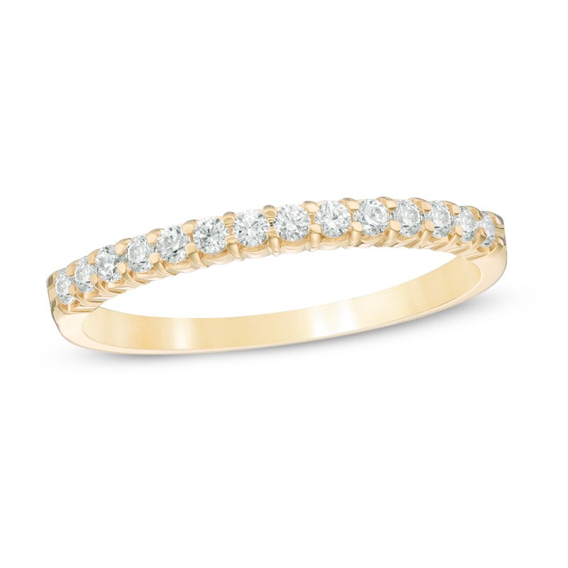 Main Image 1 of Previously Owned - 1/4 CT. T.W. Diamond Band in 14K Gold